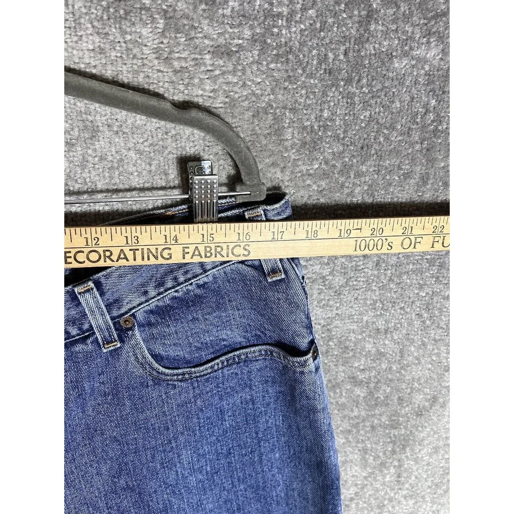 Vintage Old Navy Straight Leg Jeans Men Size 38x32 Blue Denim Cotton Pockets NWT